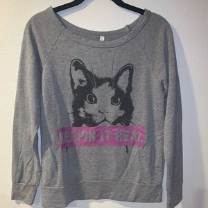 Kitten Graphic Sweatshirt